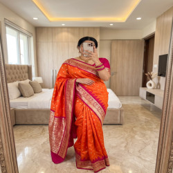 Premium Banarasi Silk Zari Weave Saree
